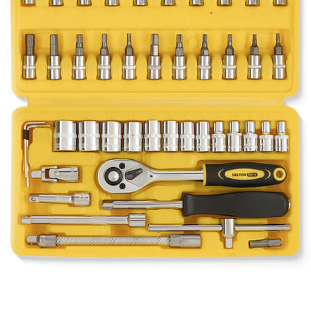 ชุดบ็อกซ์ DELTON รุ่น DKT-46PCS 1/4 นิ้ว แพ็ก 46 ชิ้น_5